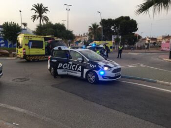 Policía local de Los Alcázares en una foto de archivo
