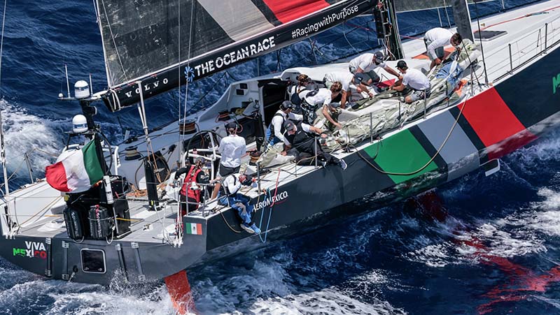Embarcación participante en la regata The Ocean Europe Race