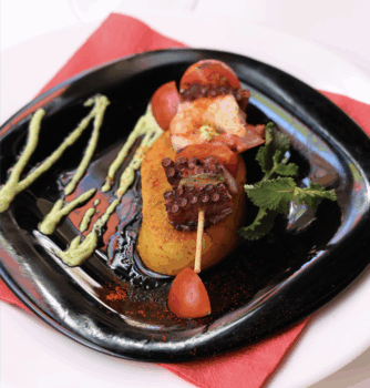 La brocheta gallega de la Freiduria Don Pepe La brocheta gallega de la Freiduria Don Pepe