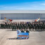 Celebración del millón de horas de vuelo en la Academia General del Aire
