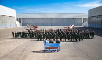 Celebración del millón de horas de vuelo en la Academia General del Aire