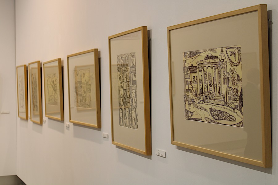 Exposición de dibujos de Antonio Hernández Carpe en el museo Barón de Benifayó