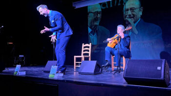 Actuación de El Perrito en homenaje a Fosforito en el festival flamenco