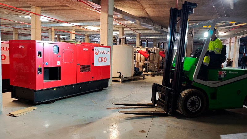 Unidad de Emergencias del Agua de Veolia en Espinardo, Murcia