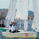 Trofeo Armada en el Mar Menor Veleros Snipe compitiendo en el Mar Menor durante el Trofeo Armada