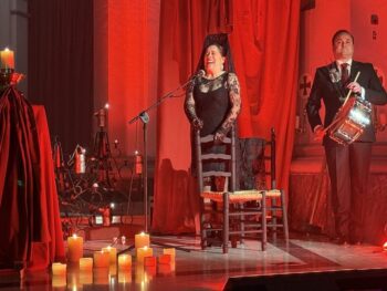 Cantante en el XXXIII Certamen Nacional de Saetas y Cantes Mineros en La Unión