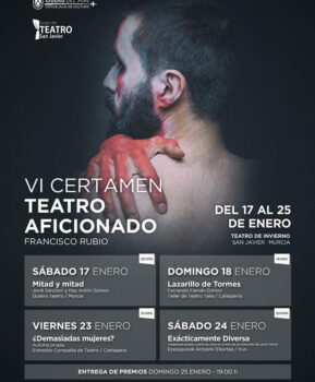 Cartel del VI Certamen de Teatro Aficionado en San Javier