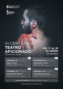 Cartel del VI Certamen de Teatro Aficionado en San Javier