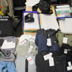 Material robado incautado por la Guardia Civil en San Javier