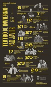 Cartel de la temporada del Teatro de Invierno de San Javier 2026