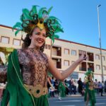 Bailarina con disfraz de medusa en el Carnaval de Los Alcázares