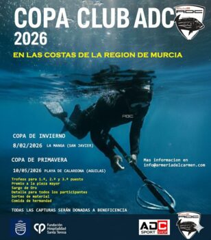 Cartel promocional de la Copa Club ADC 2026 en La Manga del Mar Menor
