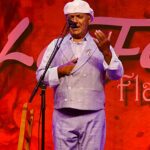 Artista flamenco actuando en el Festival Internacional de Cante Flamenco de Lo Ferro