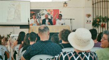 Presentación de la Revista MELÓN en un evento cultural de flamenco