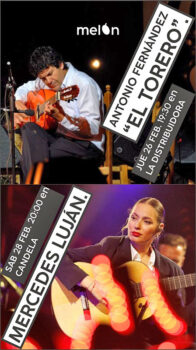 Presentación de la Revista MELÓN con Antonio Fernández y Mercedes Luján