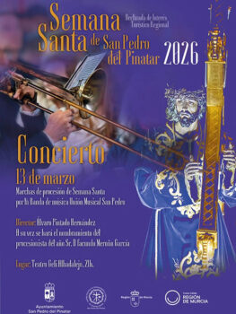 Cartel del concierto de marchas de Semana Santa en San Pedro del Pinatar