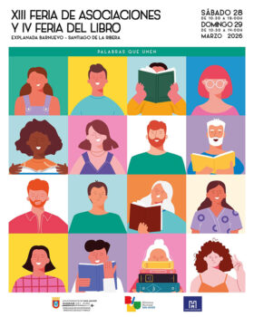 Cartel de la XIII Feria de Asociaciones y IV Feria del Libro en Santiago de la Ribera
