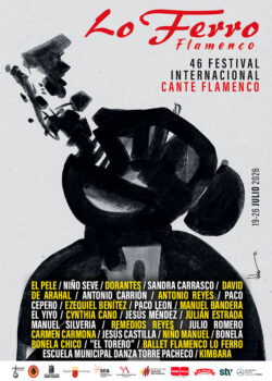 Cartel del 46 Festival Internacional de Cante Flamenco de Lo Ferro
