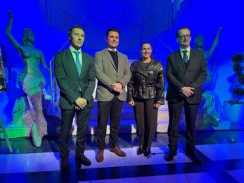 Presentación de la llegada de la Sardina en San Javier con autoridades locales