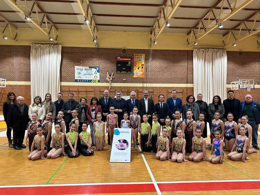 Inauguración del Pabellón Luis Manzanares con participantes de gimnasia rítmica