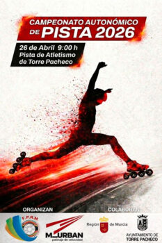 Cartel del Campeonato Autonómico de Pista 2026 en Torre Pacheco