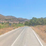 Señal de dirección hacia Portmán en la carretera N-345