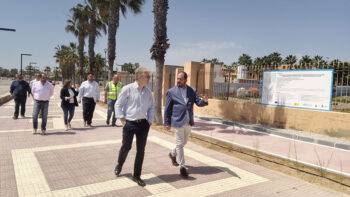 Inauguración del carril bici en el Paseo Marítimo de Los Alcázares