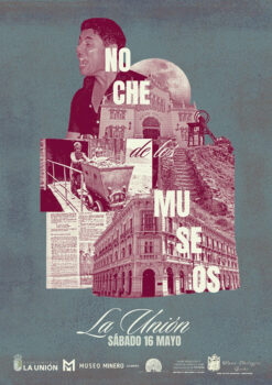 Cartel de la Noche de los Museos en La Unión con imágenes de patrimonio