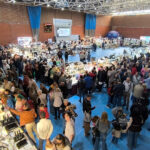 Vista panorámica de la Feria de Minerales y Fósiles en La Unión