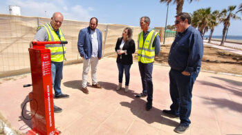 Inauguración del carril bici en el Paseo Marítimo de Los Alcázares