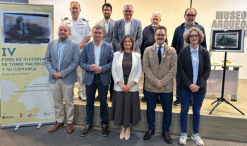 Participantes del IV Foro de Historia de Torre Pacheco en el Museo Arqueológico