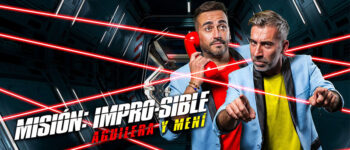 Aguilera y Mení en un show de improvisación teatral