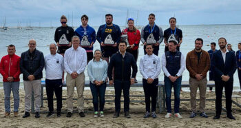 Premiación de la 25ª Regata Interuniversitaria de Piragüismo en San Javier