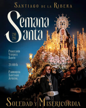 Cartel de la Semana Santa en Santiago de la Ribera 2026
