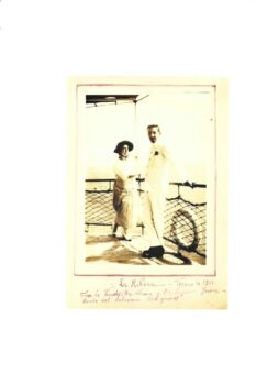 Retrato histórico de Adrián Viudes y su esposa en La Ribera
