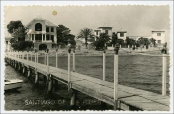 Vista del balneario de Los Viudes en Santiago de la Ribera