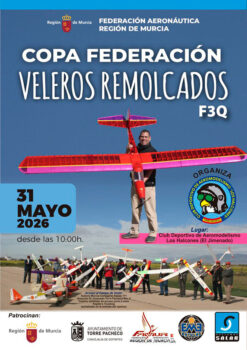 Cartel de la Copa Federación de Veleros Remolcados en Murcia