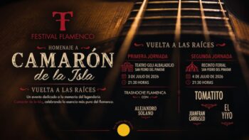 Cartel del Festival Flamenco de San Pedro del Pinatar 2026 homenaje a Camarón de la Isla