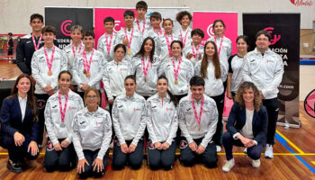 Veintidós gimnastas del Club Playas de San Javier con medallas en la Liga Andaluza.