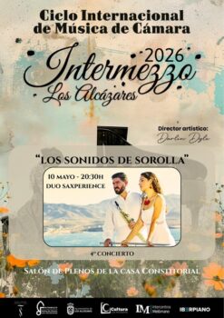 Cartel del ciclo de música de cámara Intermezzo en Los Alcázares