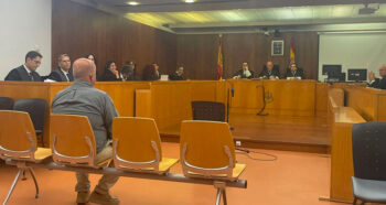 Vista del juicio suspendido del Mar Menor en el Palacio de Justicia de Cartagena