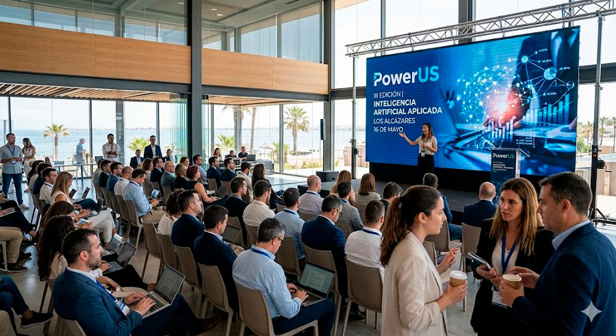 Evento PowerUS 2026 sobre inteligencia artificial en Los Alcázares