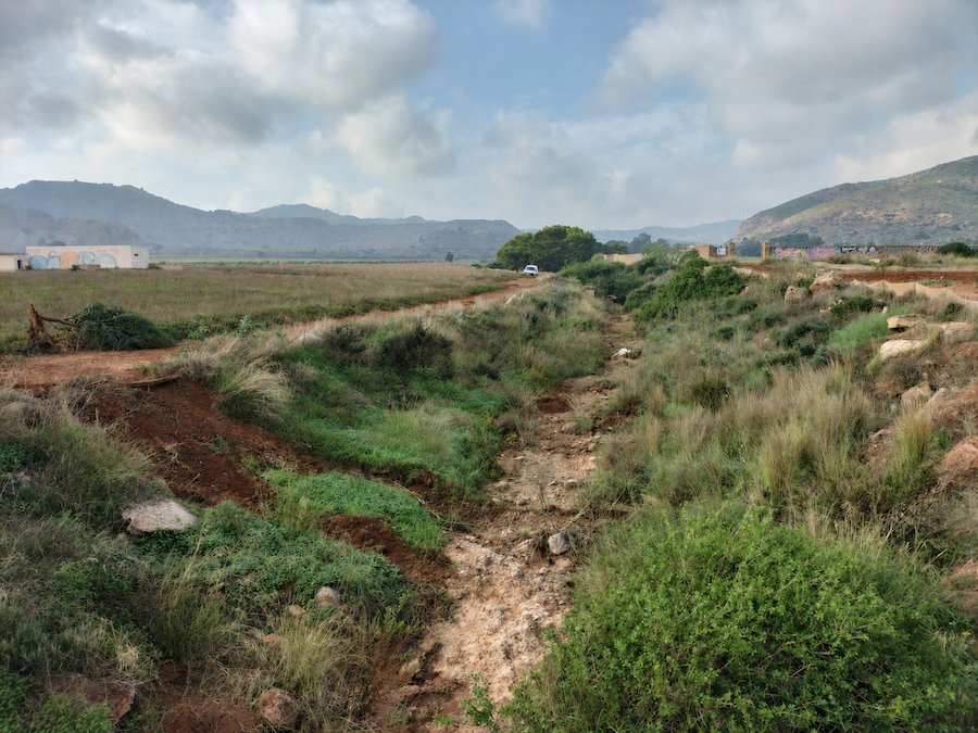 Vista del barranco de Ponce y rambla de Carrasquilla en Cartagena