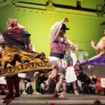 Grupo de Coros y Danzas Mar Menor en actuación folklórica