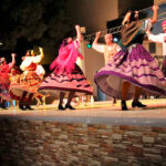 Grupo de bailarines en un festival de folclore en San Pedro del Pinatar