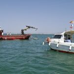 Instalación de boyas ecológicas en el Mar Menor para proteger el fondo marino