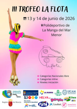Cartel del III Trofeo La Flota en La Manga del Mar Menor
