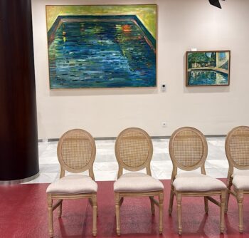 Pintura de Fulgencio Saura Miras en un espacio institucional