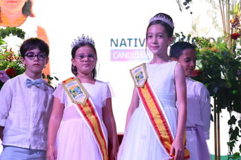 Tres reinas infantiles en el evento de San Pedro del Pinatar