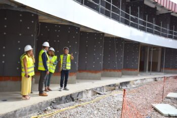 Visita a la construcción de la residencia de mayores en San Pedro del Pinatar